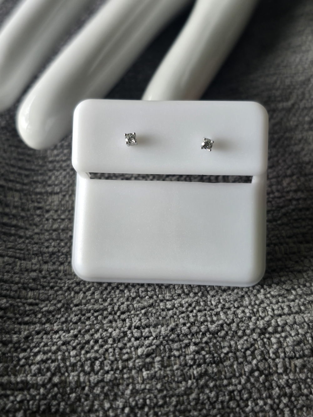 925 Sterling Silver Lab Grown Diamond Studs